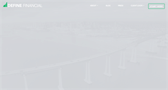 Desktop Screenshot of definefinancial.com